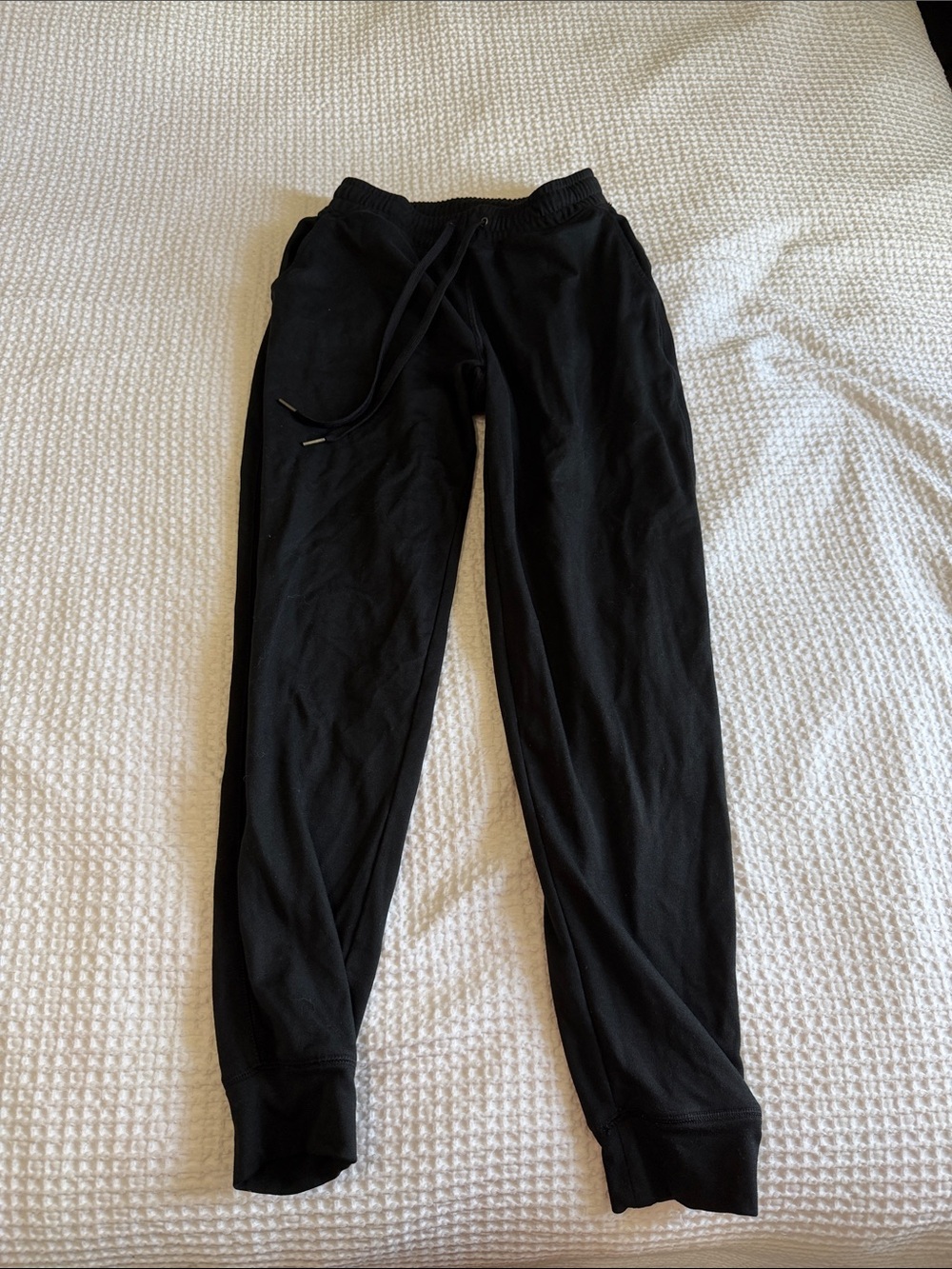 American Eagle Black Drawstring Jogger Pants